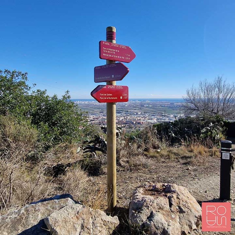 Banderola Senyal direccional CN-03 Red de caminos naturales de España